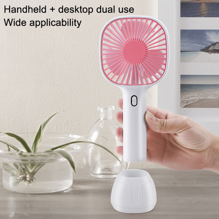 Portable Office Desk Handheld Mini USB Charged Fan(Blue)