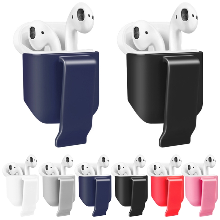 10 PCS Portable Headset Waist Hanging Protective Cover, Suitable For AirPods 2(White) 10 PCS Portable Headset Waist Hanging Protective Cover, Suitable For AirPods 2(White)