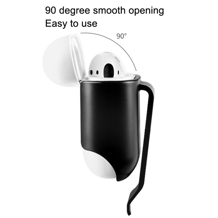 10 PCS Portable Headset Waist Hanging Protective Cover, Suitable For AirPods 2(White) 10 PCS Portable Headset Waist Hanging Protective Cover, Suitable For AirPods 2(White)