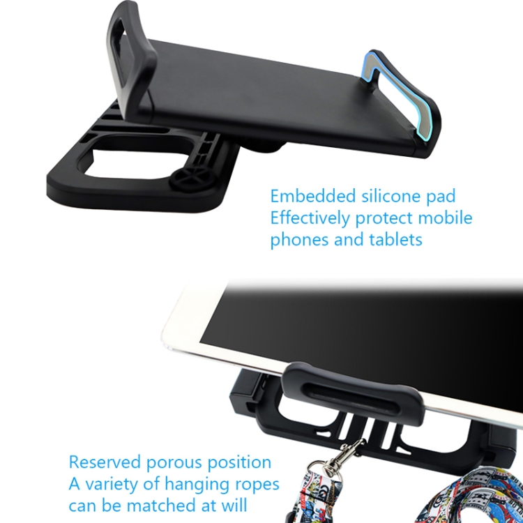 Tablero de control de control remoto de drones Tableta de soporte extendido con Lanyard y Micro USB Línea - B5