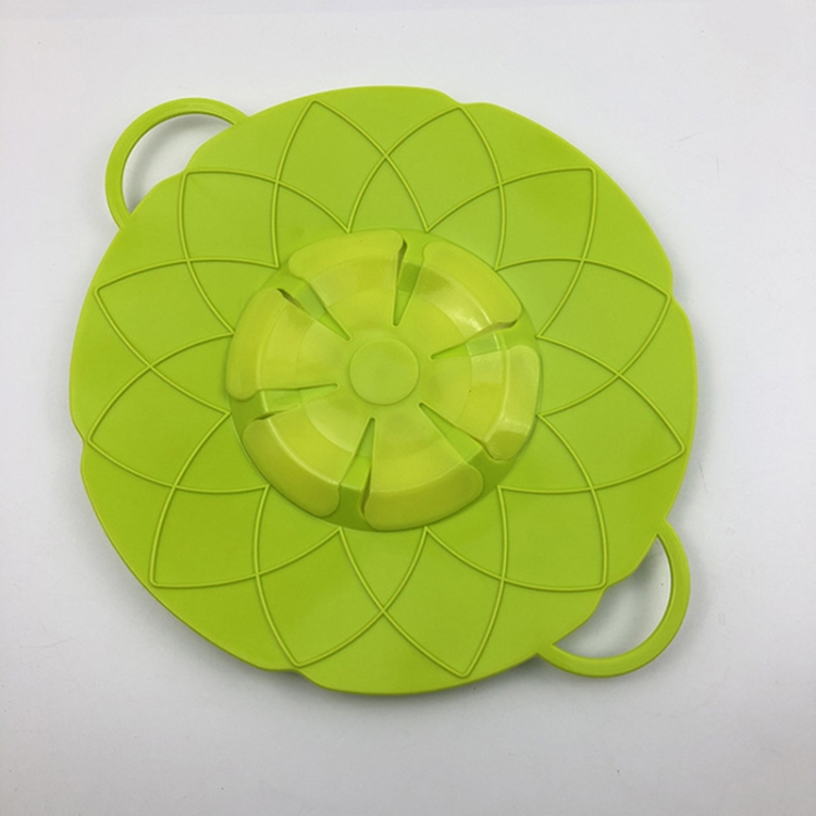Silicone Lid Spill Stopper Cover for Pot Lid Pan Kitchen Accessories  Cooking Tools Flower Cookware Utensil 26cm Kitchen Cookware