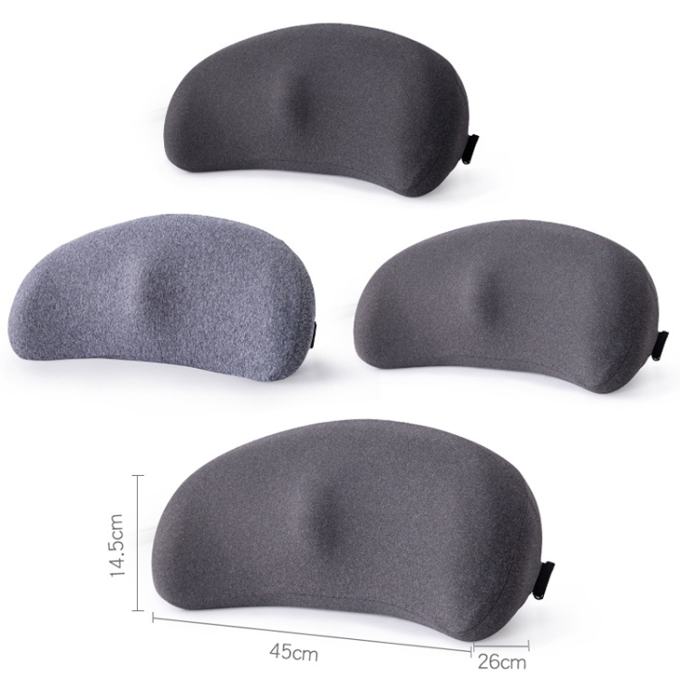 Memory Foam Car Lumbar Cushion Driving Seat Cushion(Fog Blue)