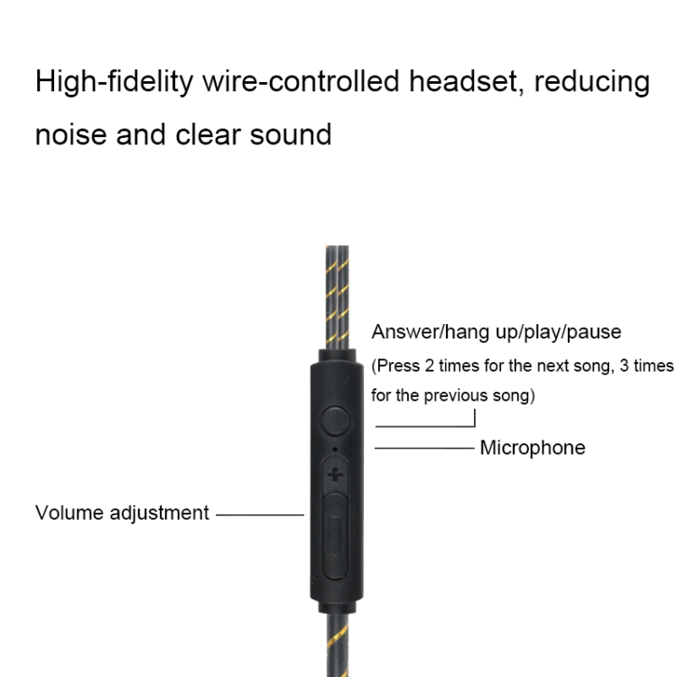 Subwoofer Mobile Computer In-ear Headphones, Spec: Type-C Interface (Blue) Subwoofer Mobile Computer In-ear Headphones, Spec: Type-C Interface (Blue)