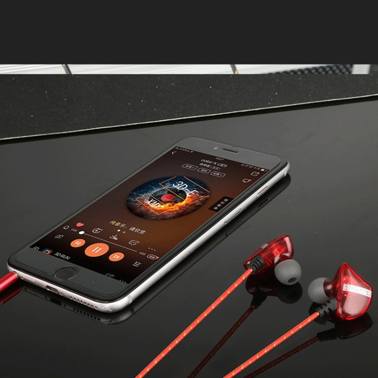 Subwoofer Mobile Computer In-ear Headphones, Spec: Electroplating Version Subwoofer Mobile Computer In-ear Headphones, Spec: Electroplating Version