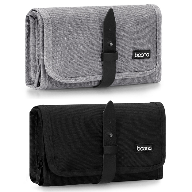 Baona BN-A003 Multifunctional Folding Data Cable Protection Bag(Black) Baona BN-A003 Multifunctional Folding Data Cable Protection Bag(Black)