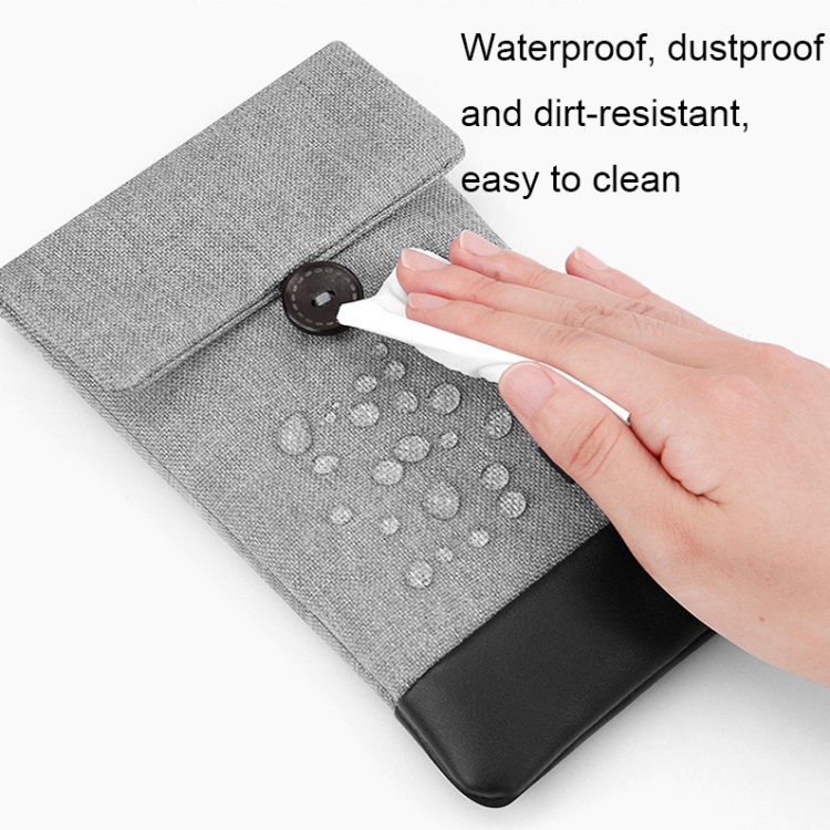 Baona Waterproof Data Cable Protective Bag, Spec: Large (Gray) Baona Waterproof Data Cable Protective Bag, Spec: Large (Gray)