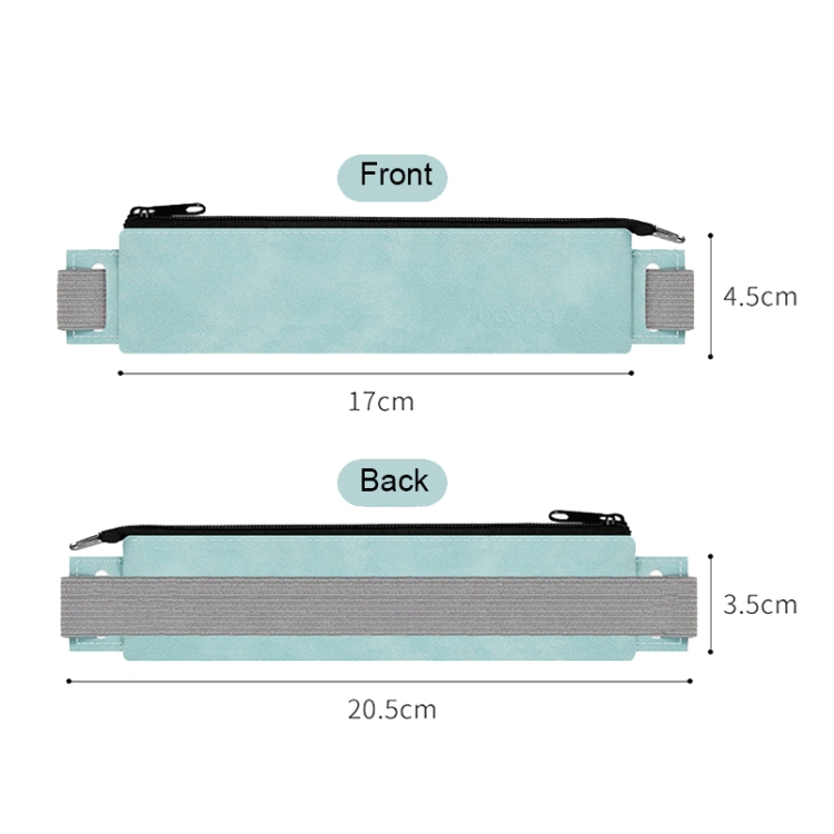 Baona BN-G016 Leather Point Reading Pen Storage Bag(Lamb Ash) Baona BN-G016 Leather Point Reading Pen Storage Bag(Lamb Ash)