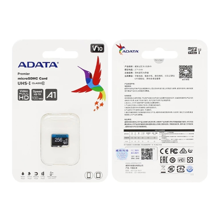 cartes mémoires adata carte mémoire micro sd 32 go avec adaptateur