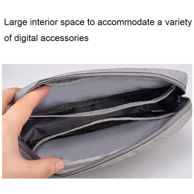 DY01 Digital Accessories Storage Bag, Spec: Small (Dark Gray) DY01 Digital Accessories Storage Bag, Spec: Small (Dark Gray)