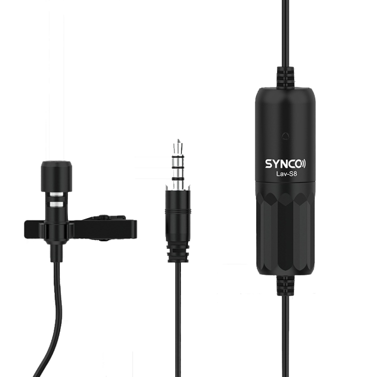Synco S8 Lavalier Live Wired Wired, Spec: Negro - B1