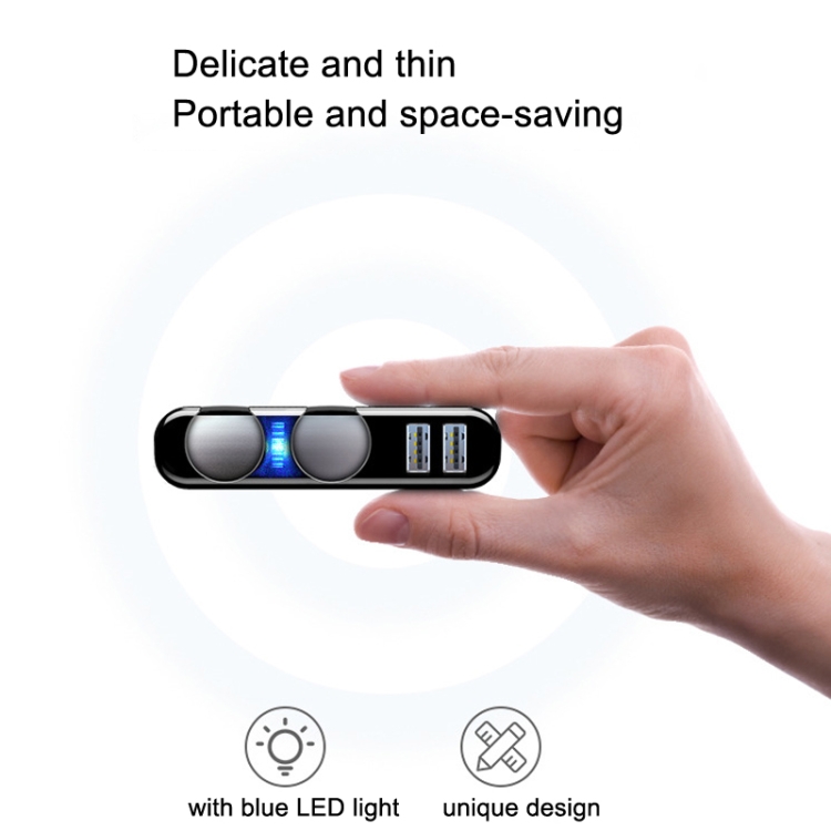 SHUNWEI Car Cigarette Lighter Charger 12/24V USB Converts Socket, Style: 2 Holes 2 USB SHUNWEI Car Cigarette Lighter Charger 12/24V USB Converts Socket, Style: 2 Holes 2 USB