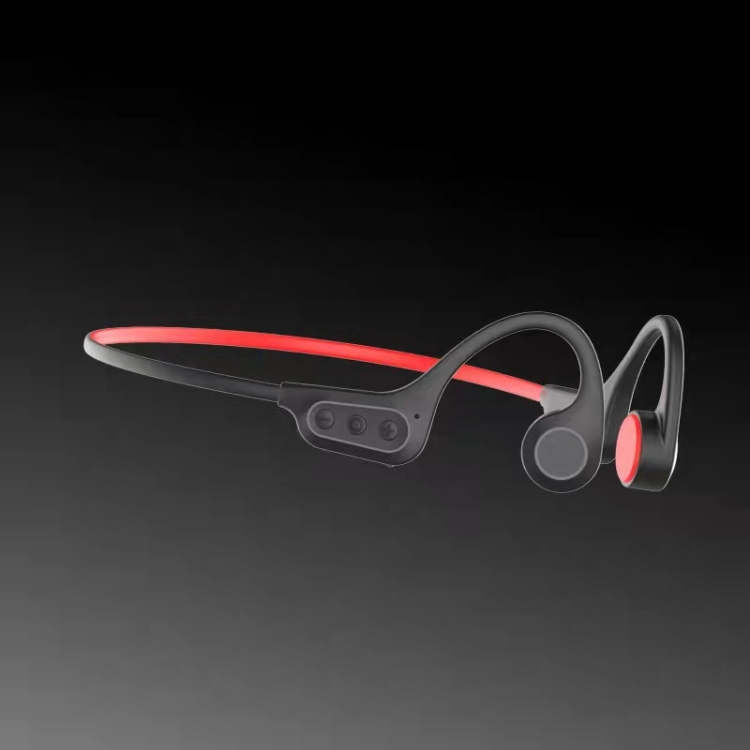 GCRT-X8 Bone Conduction Wireless Sports Headphones(Black Red)