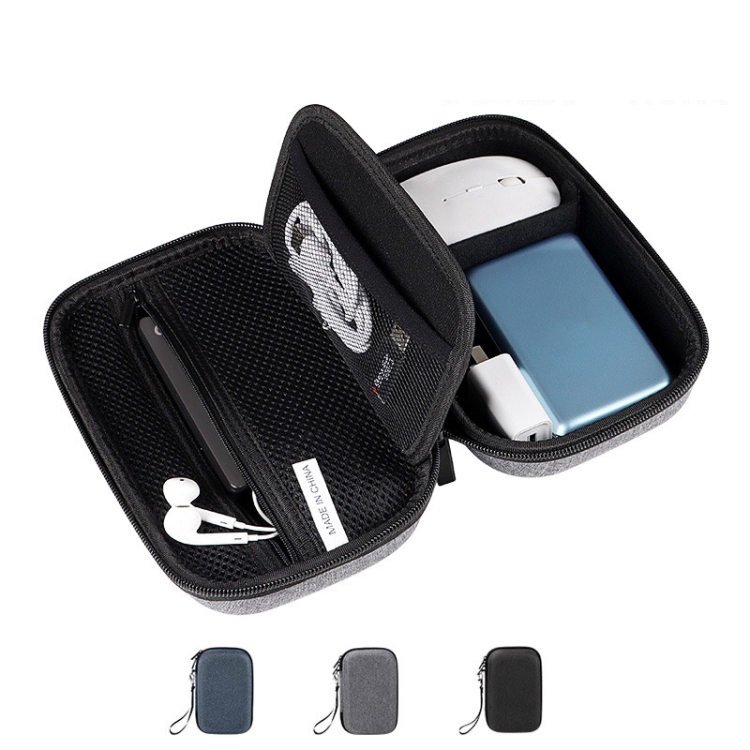 YK02SJ Headphone Hard Disk Shockproof Storage Box(Navy Blue) YK02SJ Headphone Hard Disk Shockproof Storage Box(Navy Blue)