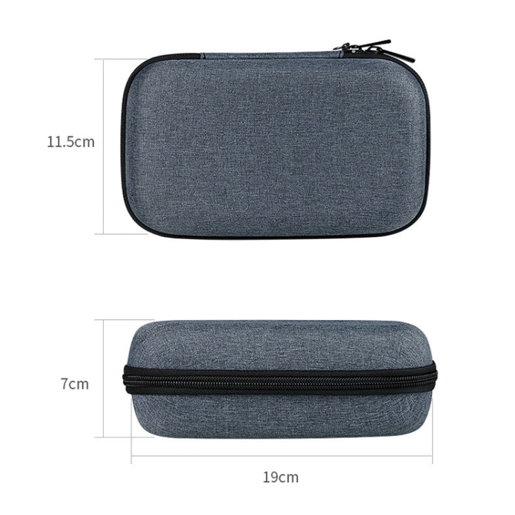 YK02SJ Headphone Hard Disk Shockproof Storage Box(Navy Blue) YK02SJ Headphone Hard Disk Shockproof Storage Box(Navy Blue)