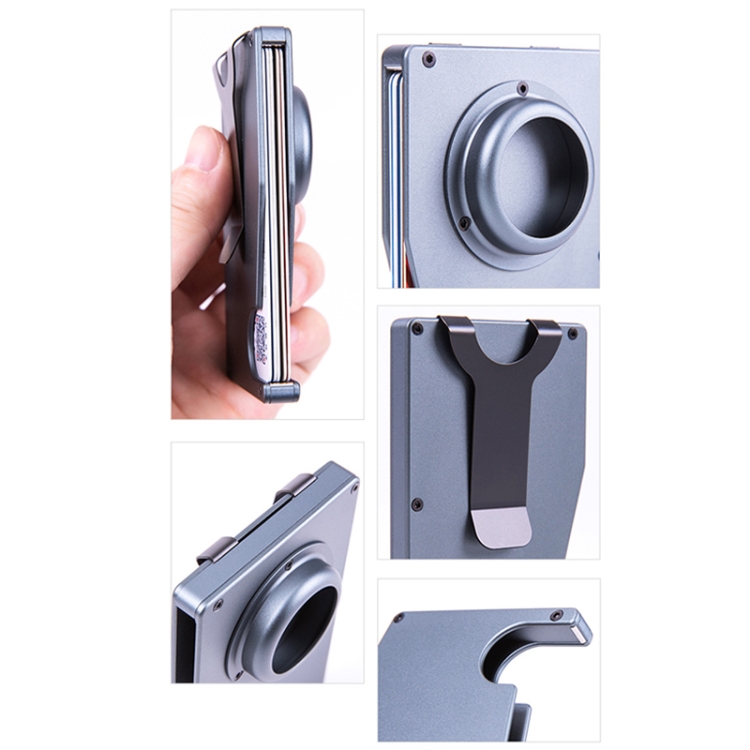 AK-1 RFID Portable Anti-theft Card Holder For AirTag(Black) AK-1 RFID Portable Anti-theft Card Holder For AirTag(Black)