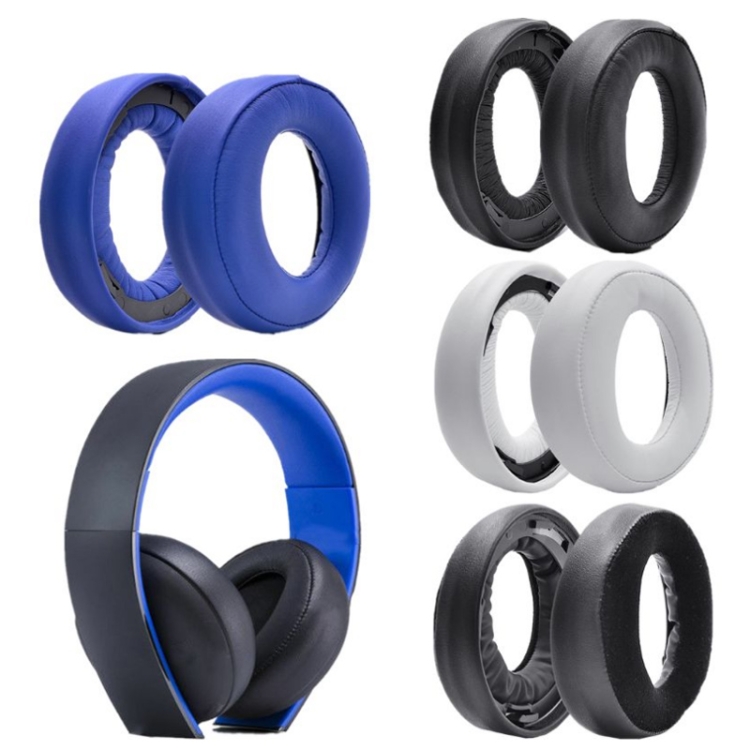 2 PCS Headphone Sponge Cover for SONY PS3 PS4 7.1 Gold,Style: Blue Headband 2 PCS Headphone Sponge Cover for SONY PS3 PS4 7.1 Gold,Style: Blue Headband