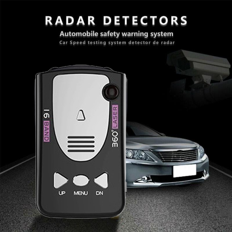 thumbnail image 2 of V7 Radar Detector Voice Alert And Car Speed Alarm System With 360 2 of 10