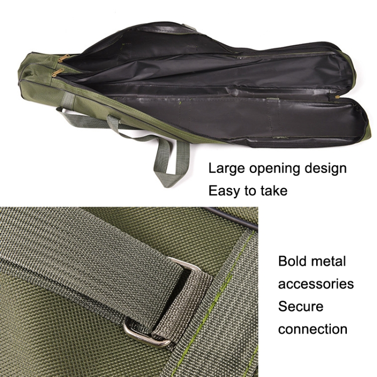 LEO 27746 Folding Fishing Rod Bag Long Fishing Gear Soft Bag