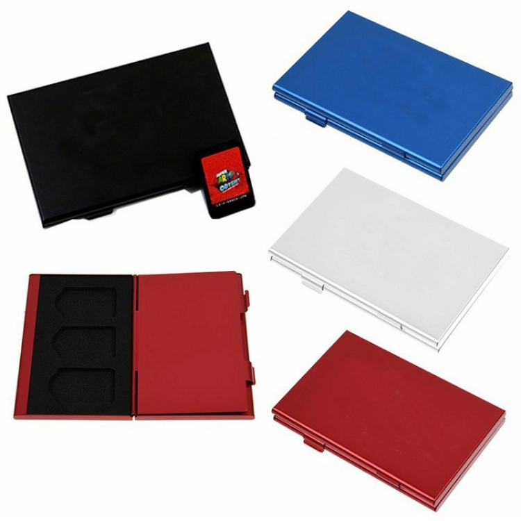 Game Card Storage Aluminum Alloy Organizer Pack For Nintendo Switch(Red) - B1