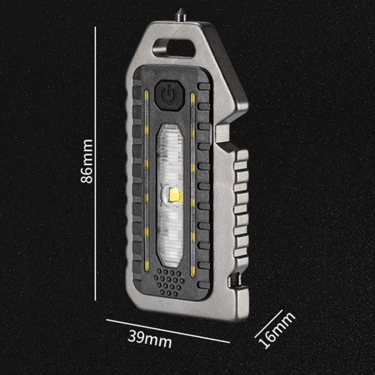 E-SMARTER W5135 Mini Keychain Strong Light Portable Flashlight(Tarnish) - B2