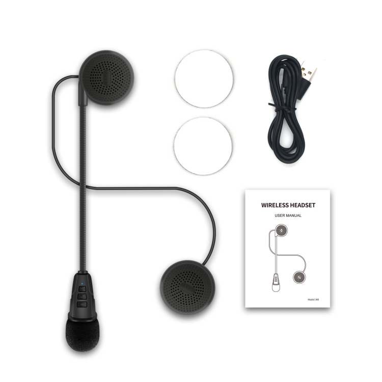 M8 casque de moto Bluetooth casque caché sans fil en-tête blé appelant  réponse automatique