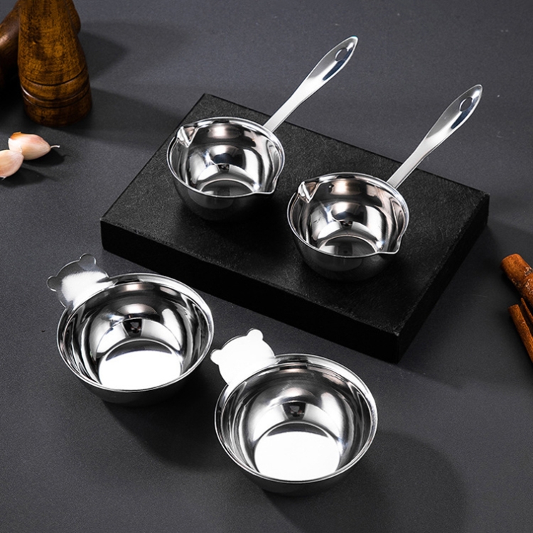 CC-0514 304 Stainless Steel Hot Oil Pan Seasoning Bowl, Spec: 300ml Oil Pan - B1