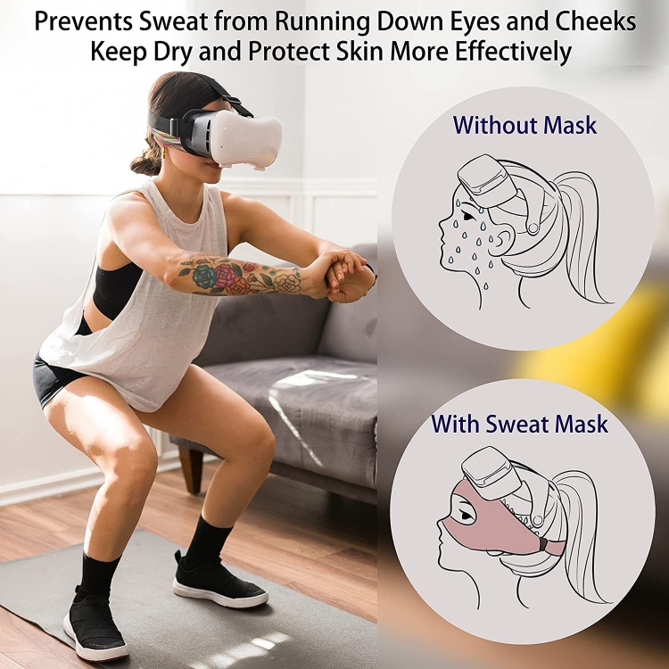 Occhiali VR Maschera per occhi traspirante a prova di sudore