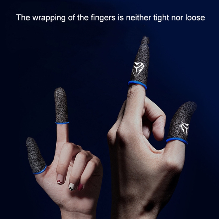 Gaming Superconducting Sweat Resistant Finger Gloves(Purple)