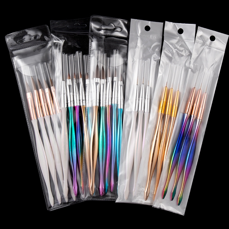 2 paquetes de lápiz de uñas para terapia de luz de cristal, color: 3 unidades/juego de oro rosa. - B4