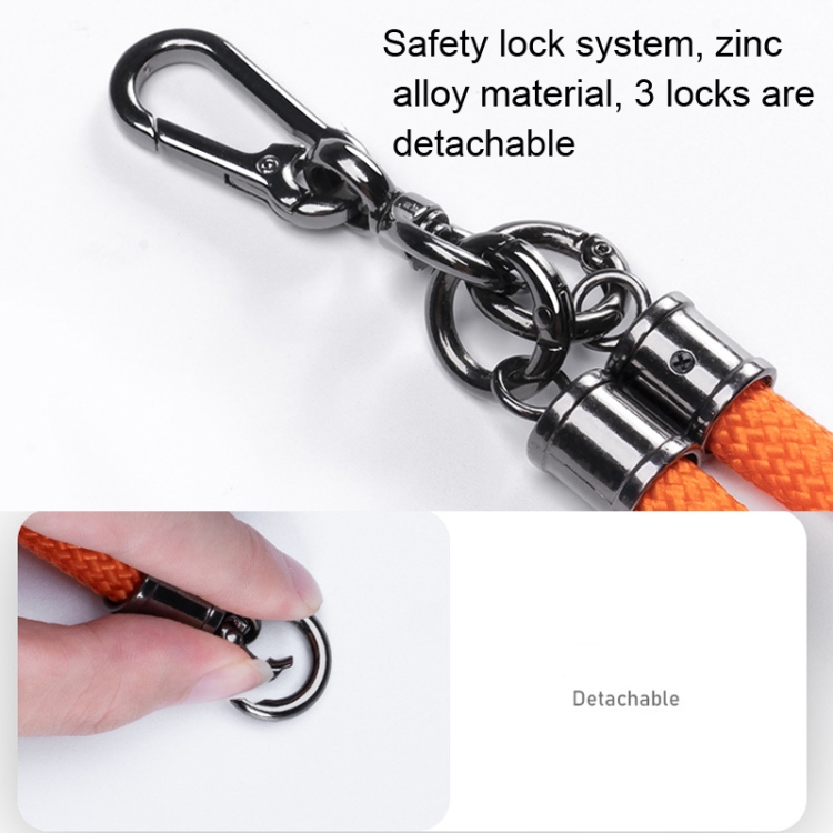 Mobile Phone Mountaineering Rope Lanyard Can Be Hung Neck Or Crossbody( Red) Mobile Phone Mountaineering Rope Lanyard Can Be Hung Neck Or Crossbody( Red)