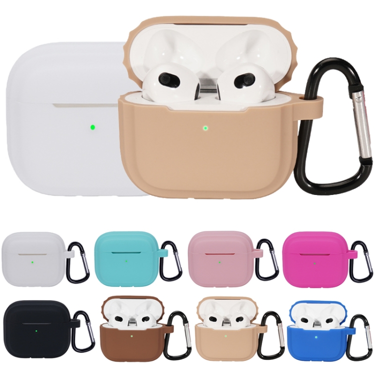 Bluetooth Earphone Soft Silicone Case For AirPods 3 (Pink) Bluetooth Earphone Soft Silicone Case For AirPods 3 (Pink)