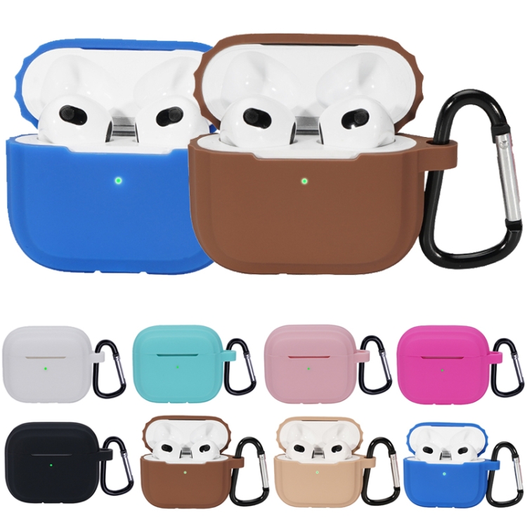 Bluetooth Earphone Soft Silicone Case For AirPods 3 (Milk Tea Color) Bluetooth Earphone Soft Silicone Case For AirPods 3 (Milk Tea Color)
