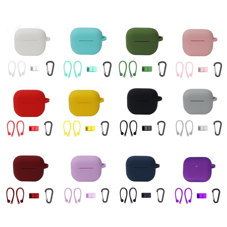 Bluetooth Earphone Silicone Cover Set For AirPods 3, Color: Ear Hanging Set Yellow Bluetooth Earphone Silicone Cover Set For AirPods 3, Color: Ear Hanging Set Yellow