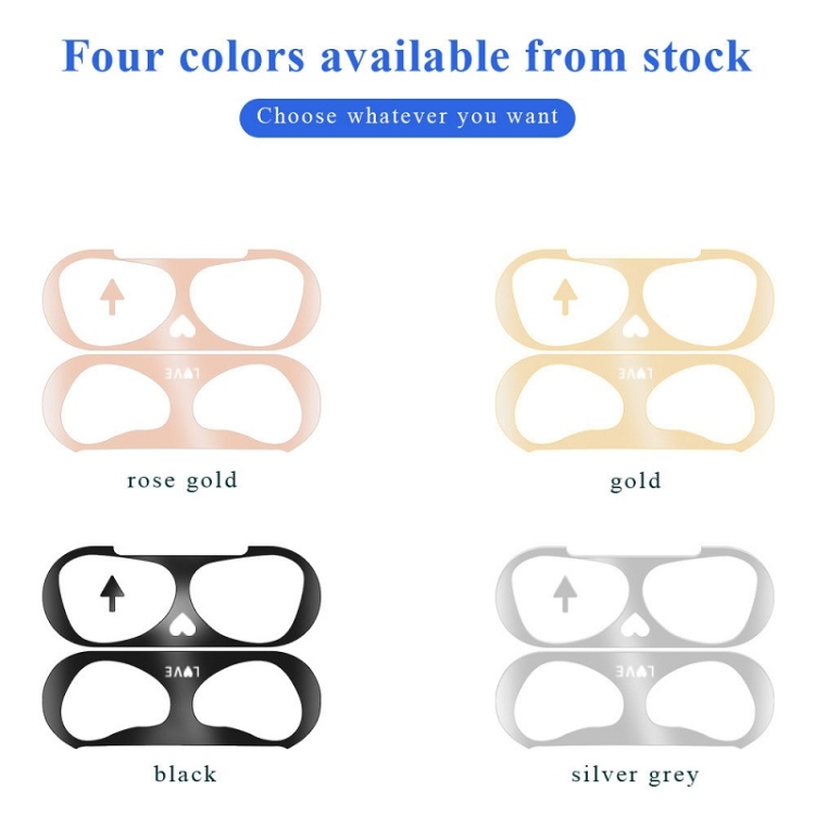 2 PCS Headphone Inner Cover Protective Metal Dustproof Sticker for AirPods 3(B1) 2 PCS Headphone Inner Cover Protective Metal Dustproof Sticker for AirPods 3(B1)