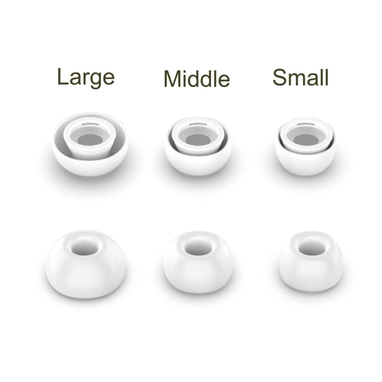 4 Sets / 12pcs In-Ear Headphones Silicone Earphone Earbud Case For AirPods Pro(White) 4 Sets / 12pcs In-Ear Headphones Silicone Earphone Earbud Case For AirPods Pro(White)