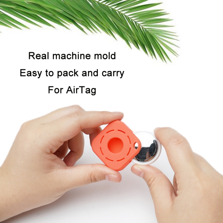Tracker Anti-Lost Silicone Case For Airtag, Color: Pink+D Buckle Tracker Anti-Lost Silicone Case For Airtag, Color: Pink+D Buckle