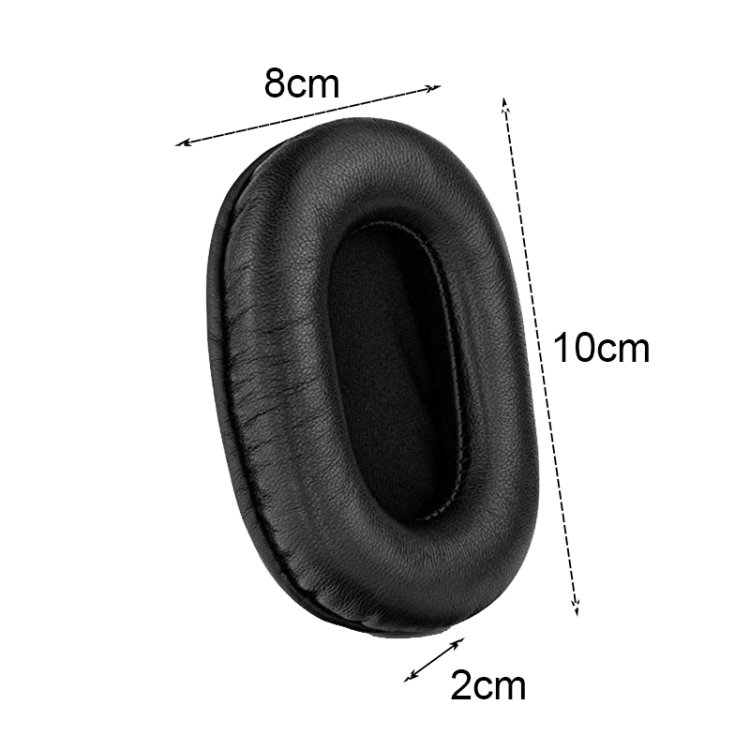 2 PCS Headset Sponge Earmuffs For SONY MDR-7506 / V6 / 900ST, Color: Gray Stitching 2 PCS Headset Sponge Earmuffs For SONY MDR-7506 / V6 / 900ST, Color: Gray Stitching