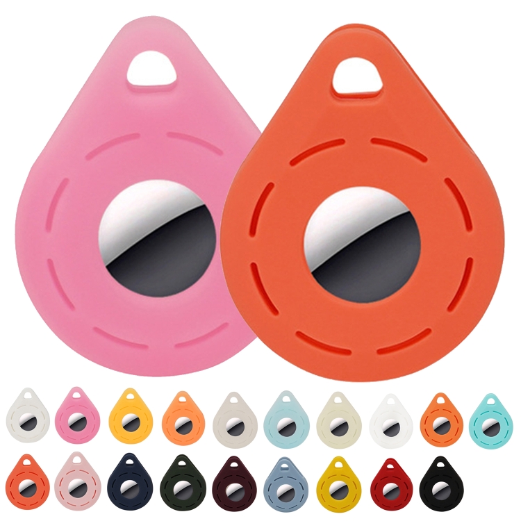 Location Tracker Anti-Lost Silicone Protective Cover For AirTag, Color: Luminous Blue+Buckle Location Tracker Anti-Lost Silicone Protective Cover For AirTag, Color: Luminous Blue+Buckle