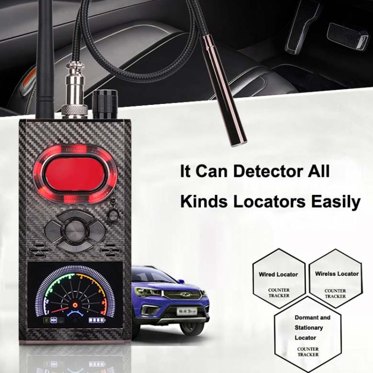Détecteur de caméra cachée RF sans fil, K19 +, écoute électronique, signal  sonore GSM, traqueur GPS