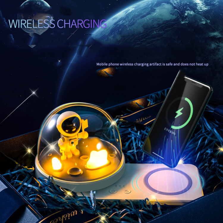 Decorative Table Lamp Wireless Fast Charging Smart Bluetooth Music Light, Style: Basic Model(Penguin)