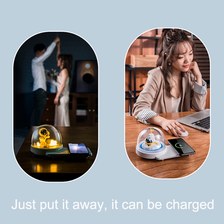 Decorative Table Lamp Wireless Fast Charging Smart Bluetooth Music Light, Style: Basic Model(Penguin)