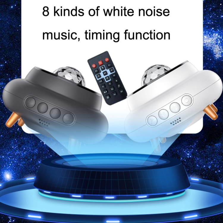 Bluetooth Musica Atmosfera Luce LED Laser Telecomando Acqua Modello Stella  Proiezione Lampada (Nero)