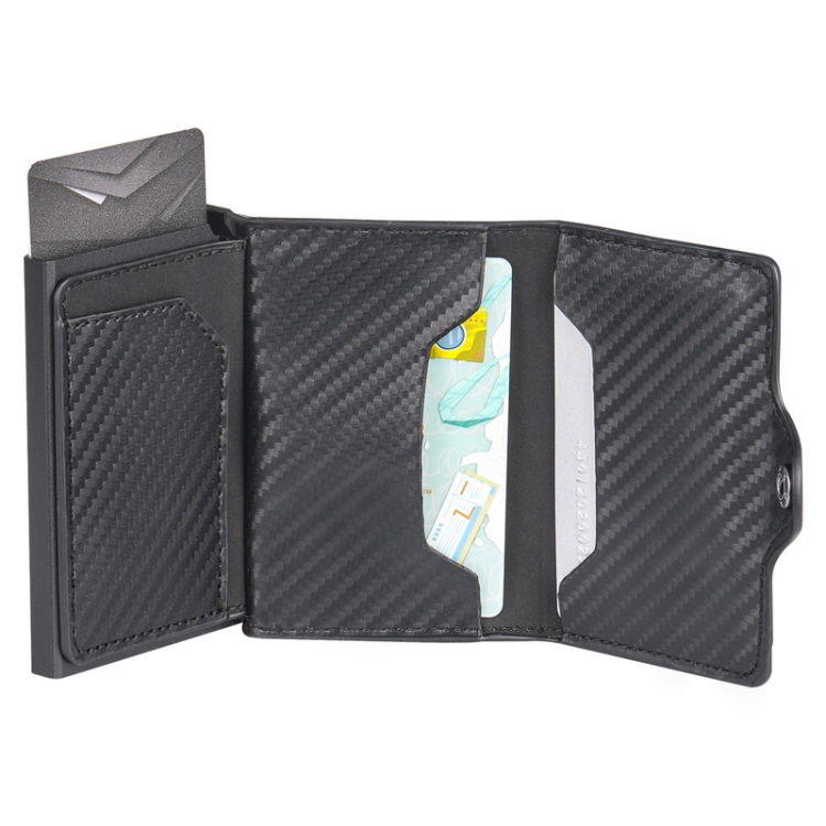 FY2108 Tracker Wallet Metal Card Holder for AirTag, Style: Crazy Horse (Green) FY2108 Tracker Wallet Metal Card Holder for AirTag, Style: Crazy Horse (Green)