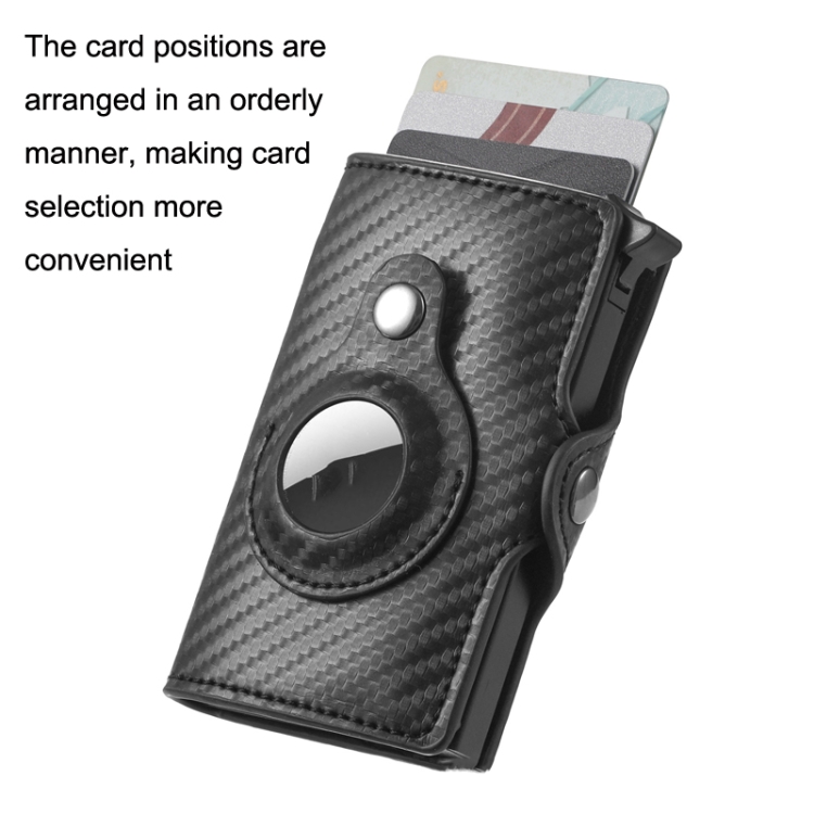 FY2108 Tracker Wallet Metal Card Holder for AirTag, Style: Crazy Horse (Green) FY2108 Tracker Wallet Metal Card Holder for AirTag, Style: Crazy Horse (Green)