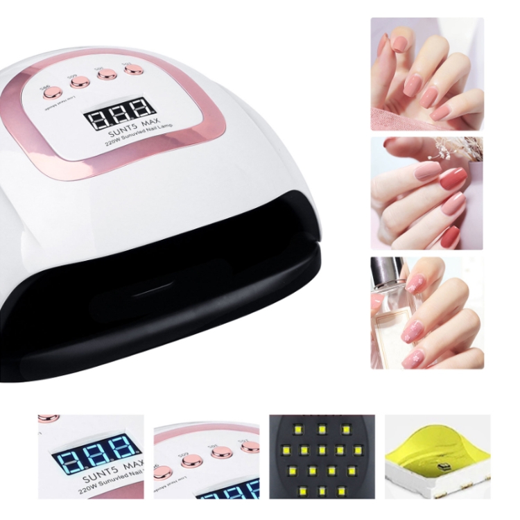 Mini lámpara LED de uñas de 3 W, luz UV para uñas, luz táctil, secador de  uñas portátil para esmalte de gel, puntas de uñas, lámpara de arte para el