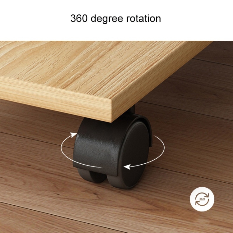 Computer Wheel Base Wooden Removable Height-raising Base For Desktop Computer Host ...