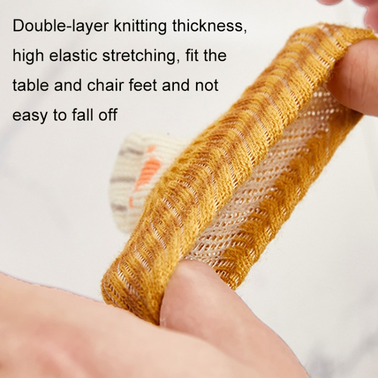 3 conjuntos de tricô duplo resistente ao desgaste de mesa banqueta