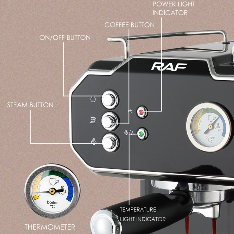 RAF Machine à café domestique automatique, petite cafetière à gouttes  américaine - Prix pas cher