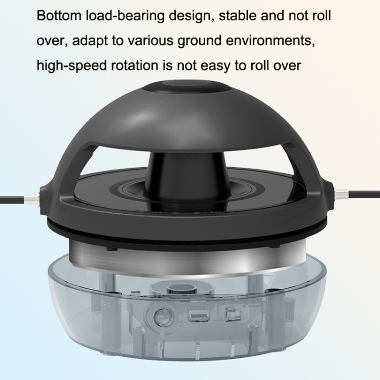 楽しいBluetooth照明電子カウントインテリジェント自動縄跳び機（ブラック）