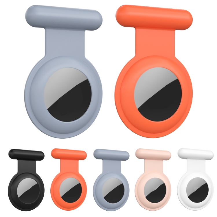 2PCS Tracking Anti-Lost Locator Pin Silicone Cover For Apple Airtag(Orange) 2PCS Tracking Anti-Lost Locator Pin Silicone Cover For Apple Airtag(Orange)